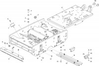 Altrad Belle TDX 650 Twin Drum Compacting Roller Spare Parts - Chassis Assembly