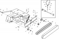 Altrad Belle MS 500 Bench Saw Spare Parts - Pulley & Belt Guard