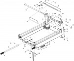 Altrad Belle MS 500 Bench Saw Spare Parts - Upper Frame