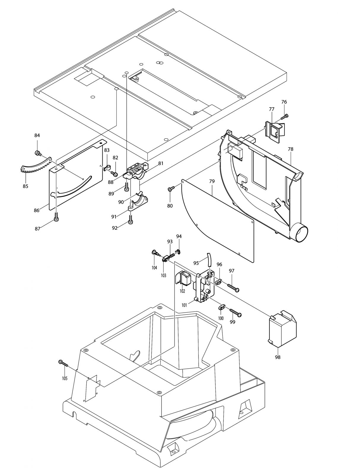 Makita 2702 on sale table saw