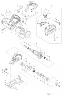 Makita 4100KB 125MM DUSTLESS CUTTER Spare Parts