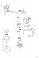 Makita BBO140 125MM CRDLS RNDM ORBIT SANDER Spare Parts