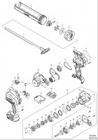 Makita BCG140 CORDLESS CAULKING GUN Spare Parts