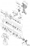 Makita BFT042F CORDLESS SCREWDRIVER Spare Parts