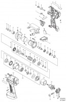 Makita BFT084F CORDLESS SCREWDRIVER Spare Parts