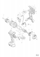 Makita BHP458 CORDLESS HAMMER DRIVER DRILL Spare Parts