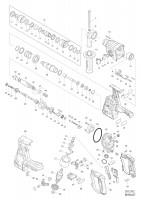 Makita BHR262T 26MM CRDLS COMBINATION HAMMER Spare Parts