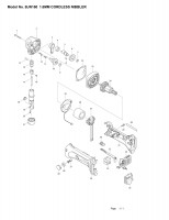 Makita BJN160 1.6MM CORDLESS NIBBLER Spare Parts