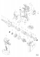 Makita BTD043 CORDLESS IMPACT DRIVER Spare Parts