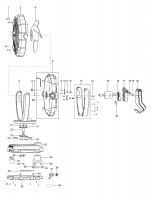 Makita CF101D CORDLESS FAN Spare Parts