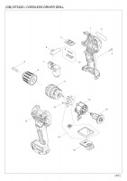 Makita DF332D CORDLESS DRIVER DRILL Spare Parts