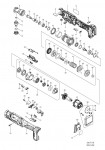 Makita DFL125F CORDLESS ANGLE SCREWDRIVER Spare Parts