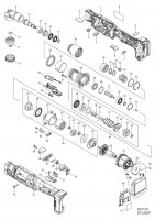 Makita DFL302F CORDLESS ANGLE SCREWDRIVER Spare Parts