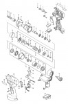 Makita DFT082R CORDLESS SCREWDRIVER Spare Parts