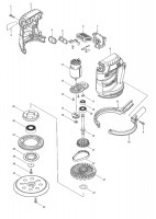 Makita DBO180 125MM CRDLS RNDM ORBIT SANDER Spare Parts