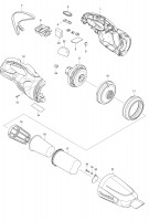 Makita DCL181F CORDLESS CLEANER Spare Parts