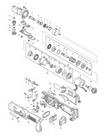 Makita DFL201R CORDLESS ANGLE SCREWDRIVER Spare Parts