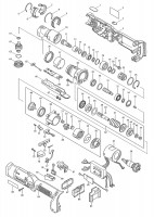 Makita DFL301R CORDLESS ANGLE SCREWDRIVER Spare Parts