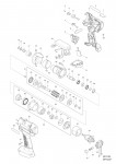 Makita DFT022F CORDLESS SCREWDRIVER Spare Parts