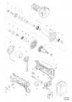 Makita DGD800 CORDLESS DIE GRINDER Spare Parts