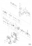 Makita DHR165 CORDLESS ROTARY HAMMER 16MM Spare Parts