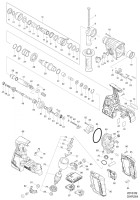 Makita DHR264 26MM CRDLS COMBINATION HAMMER Spare Parts