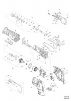 Makita DJR187 CORDLESS RECIPRO SAW Spare Parts