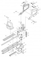 Makita EH450 Engine Hedge Trimmer Spare Parts