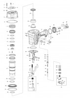 Makita AN924 Pneumatic Framing Nailer Spare Parts