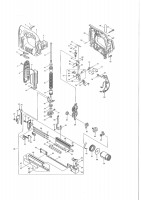 Makita DPT350 Cordless Pin Nailer Spare Parts