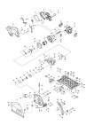 Makita DSP600 165mm Cordless Plunge Cut Saw Spare Parts