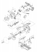 Makita DSS610 Cordless Circular Saw 165mm Spare Parts