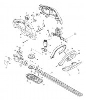 Makita DUH521 520mm Cordless Hedge Trimmer Spare Parts