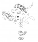 Makita DUM166 160mm Cordless Grass Shear Spare Parts