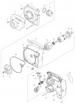 Makita DVC340 Cordless Vacuum Cleaner Spare Parts