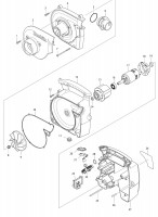 Makita DVC350 Cordless Vacuum Cleaner Spare Parts