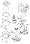 Makita DVC861L Ac And Dc Vacuum Cleaner Spare Parts