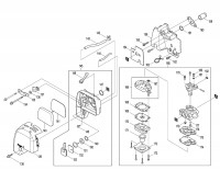 Makita EM2511LH Petrol Brushcutter Spare Parts