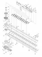 Makita EN5950SH Petrol Pole Hedge Trimmer Spare Parts