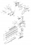 Makita HT2360D Petrol Hedge Trimmer Spare Parts