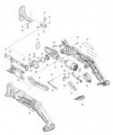 Makita JR105D Cordless Recipro Saw Spare Parts