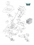 Makita PLM4815 190cc 4-Stroke Petrol Lawn Mower Spare Parts