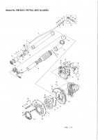 Makita PM7651H Petrol Mist Blower Spare Parts