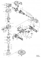 Makita PO6000C 150mm Random Orbit Polisher Spare Parts