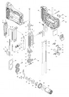 Makita PT354D Cordless Pin Nailer Spare Parts