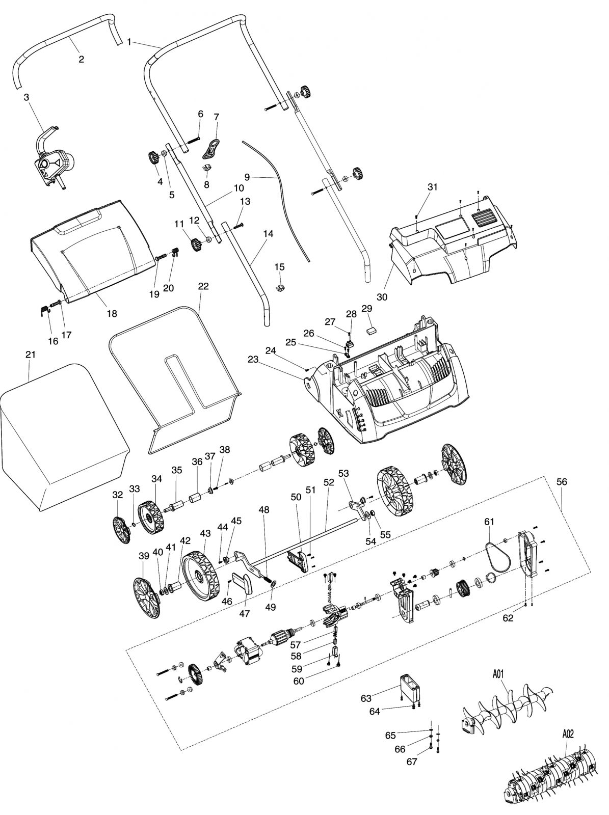 Makita uv3200 electric scarifier outlet