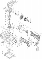 Makita DPJ140 Cordless Plate Joiner Spare Parts