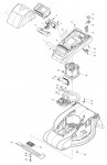 Makita LM381D 380mm Cordless Lawn Mower Spare Parts