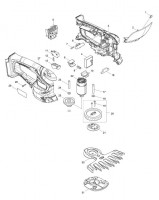 Makita UM603 18V G-Series Hedge Shear Spare Parts