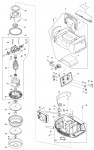 Makita VC2201 Wet & Dry M-Class 22L Dust Extractor Spare Parts